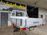 #238 Dual cab alloy tray - Hilux (narrow)