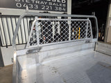 #185 Extra cab alloy Tray - Navara