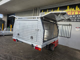 #173 Dual cab alloy Tray and canopy