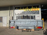 #308 Galvanised Dual cab steel tray - Rodeo / colorado / dmax