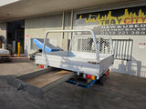 #252 dual cab alloy Tray - d40 Navara