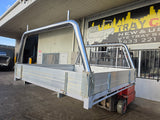 #322 Dual cab alloy tray - Heavy duty alloy