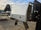 #352 Dual cab alloy tray