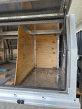 #174 Dual cab alloy Tray and canopy