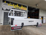 #340 Dual cab alloy tray - kia tasman