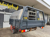 #342 Dual cab steel tray - Navara