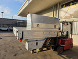 #274 dual cab alloy Tray - Hilux