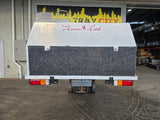 #174 Dual cab alloy Tray and canopy