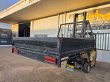 #265 single cab steel Tray - Landcrusier