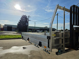 #345 single cab alloy tray