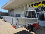 #357 Dual cab alloy tray - Heavy duty alloy - Dmax