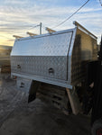 #157 Dual cab tray and canopy setup