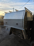 #157 Dual cab tray and canopy setup