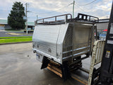 #302 Dual cab alloy tray and canopy - Dmax