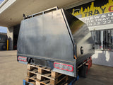 #303 Dual cab steel tray and canopy - 2000 Hilux