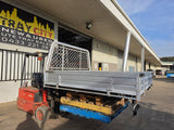 #252 dual cab alloy Tray - d40 Navara