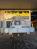 #154 Dual cab Alloy Tray - N80 Hilux