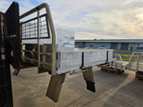 #352 Dual cab alloy tray