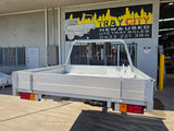 #357 Dual cab alloy tray - Heavy duty alloy - Dmax