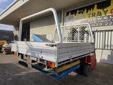 #252 dual cab alloy Tray - d40 Navara