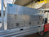 #167 Single cab Alloy Tray - Toyota Hilux