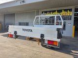 #272 dual cab heavy duty alloy Tray - Hilux