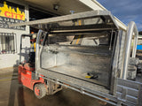 #288 dual cab alloy tray
