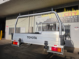 #321 Dual cab alloy tray - Heavy duty alloy - Hilux N80