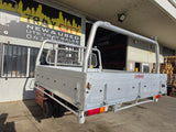 #344 Dual cab alloy tray - Dmax