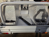 #288 dual cab alloy tray