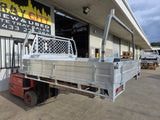 #185 Extra cab alloy Tray - Navara