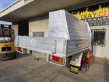 #352 Dual cab alloy tray