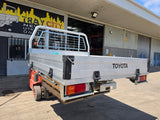 #356 Dual cab alloy tray - Heavy duty alloy - Hilux