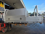 #168 Single cab Alloy Tray - Triton