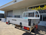 #356 Dual cab alloy tray - Heavy duty alloy - Hilux