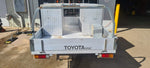 #561 Single Cab Alloy Tray with Custom Toolboxes