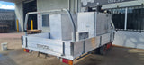 #561 Single Cab Alloy Tray with Custom Toolboxes