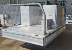 #561 Single Cab Alloy Tray with Custom Toolboxes
