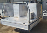 #561 Single Cab Alloy Tray with Custom Toolboxes
